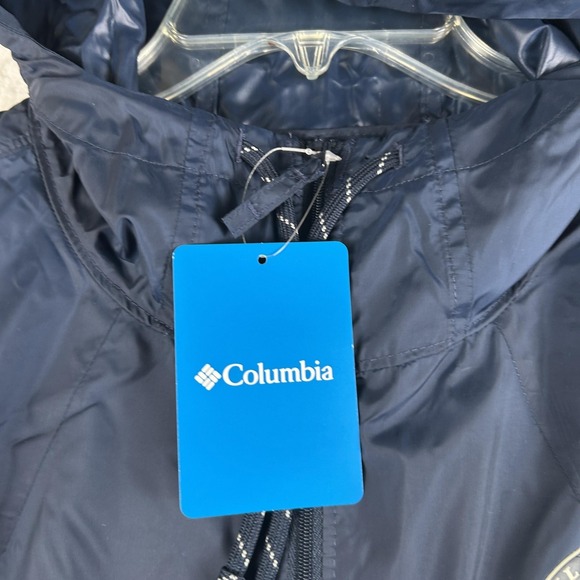 Philadelphia Union Jacket Womens Medium Blue Gray MLS Soccer Windbreaker Hooded - Picture 4 of 15